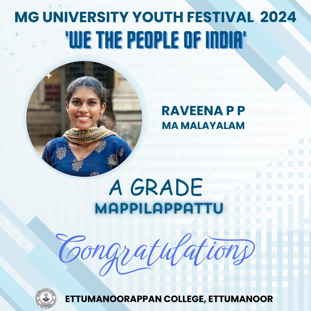 A Grade for Mappilappattu in MG University Youth Festival 24